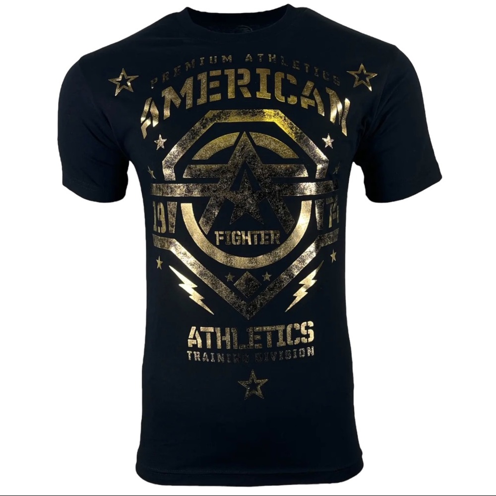 American Fighter Men's T-shirt New Mexico Black Athletic MMA Black XS-5XL